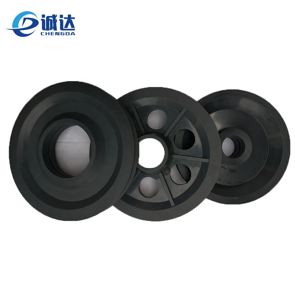 Large Nylon rope pulley elevator pulley sheave