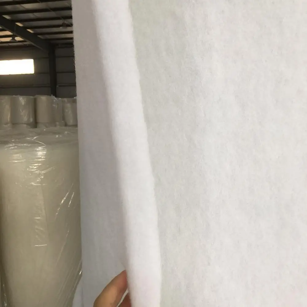 White filter non woven  polyester fibre padding wadding