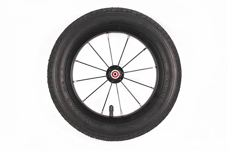 12 inch Hot Sale CNC Machined 12H Hub Alloy Rim 14G Steel Spoke Balance Bike Wheelset