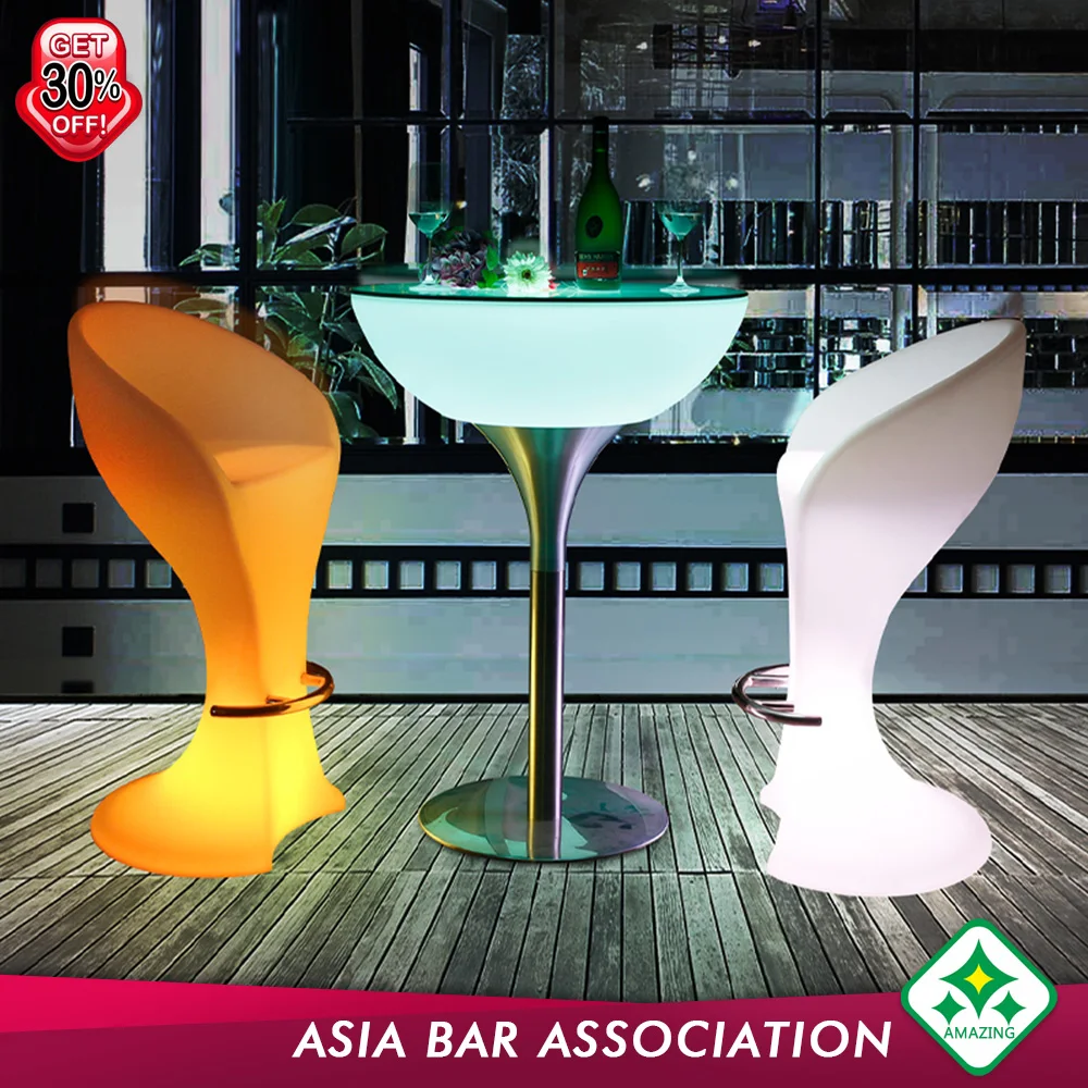 
Modern light up Bar Table night club furniture 