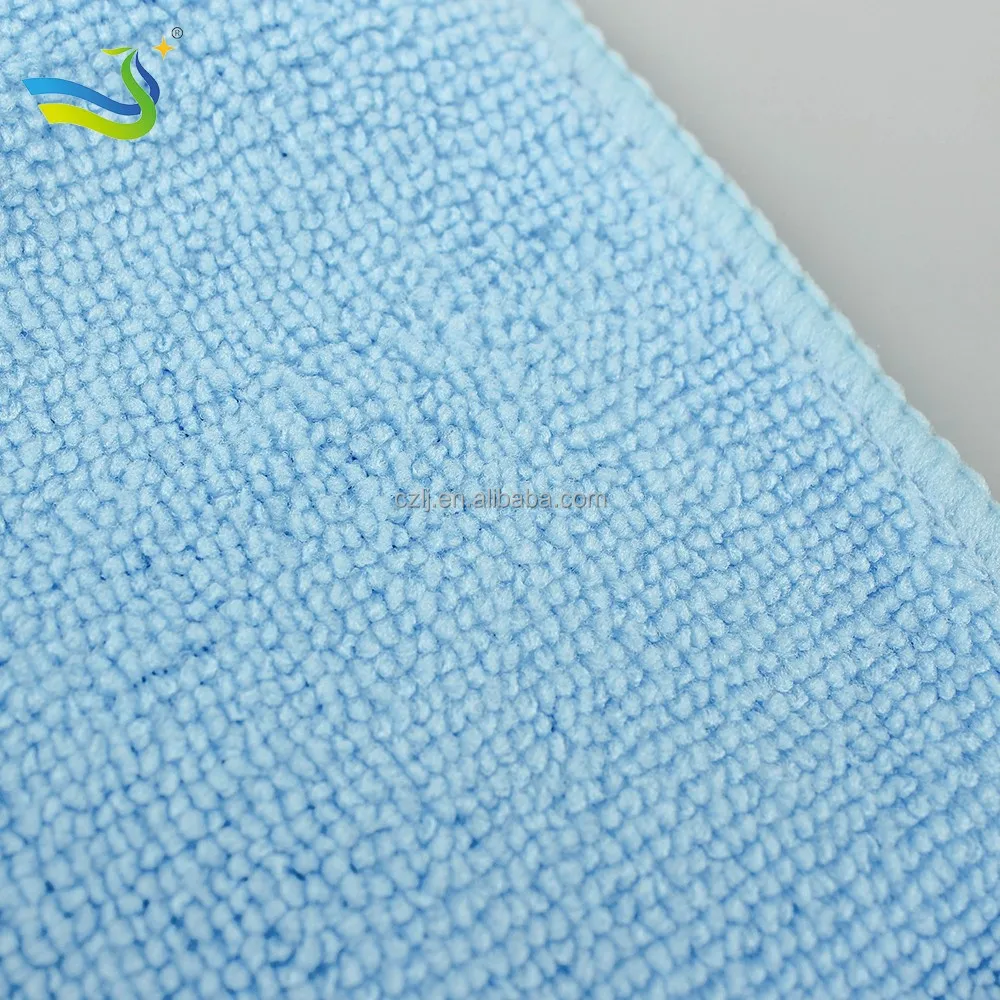 Changzhou Liangjie Blue Microfiber Towels Cleaning Polishing cloths 30x70cm