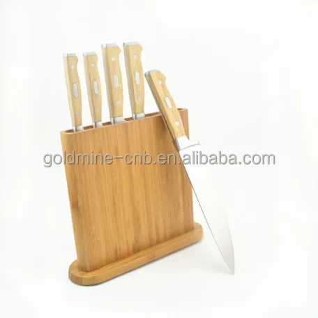 
High quality Wood handle Kitchen Line Switzerland Knife Set 5PCS Royalty Line Knife Set 