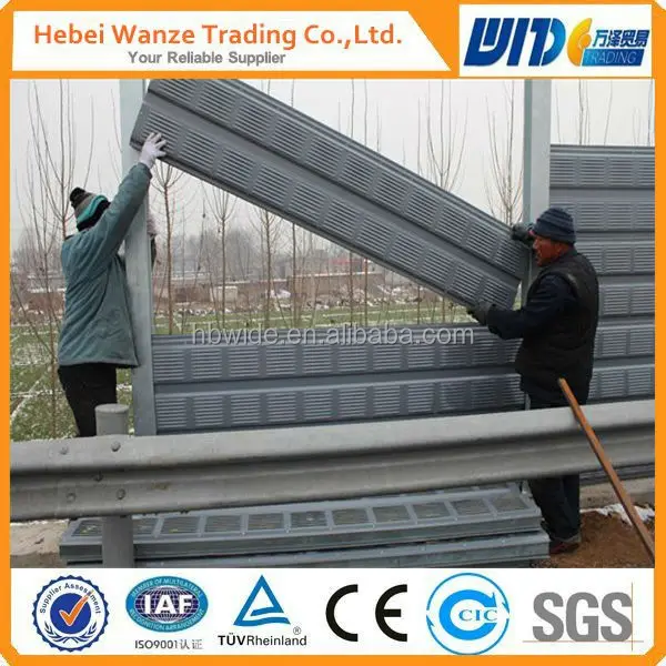 noise reduction transparent highway sound barrier /noise barrier