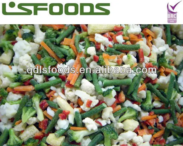 
IQF frozen mixed vegetables/Hawaiian mix, European mix, Mexican mix etc. 