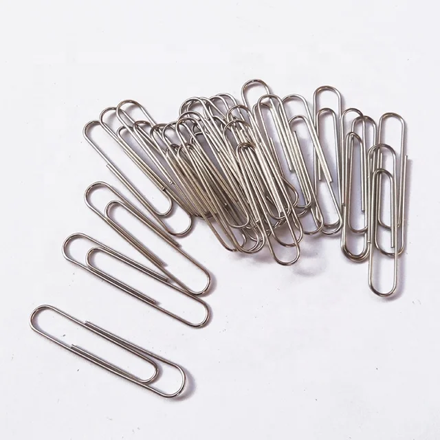 round nickel  paper clips