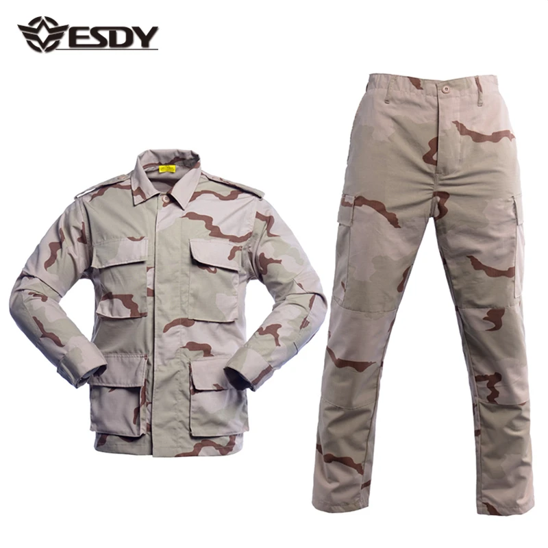 BDU Tactical Assault Suit Combat Hunting US Outdoor Sports Uniforms