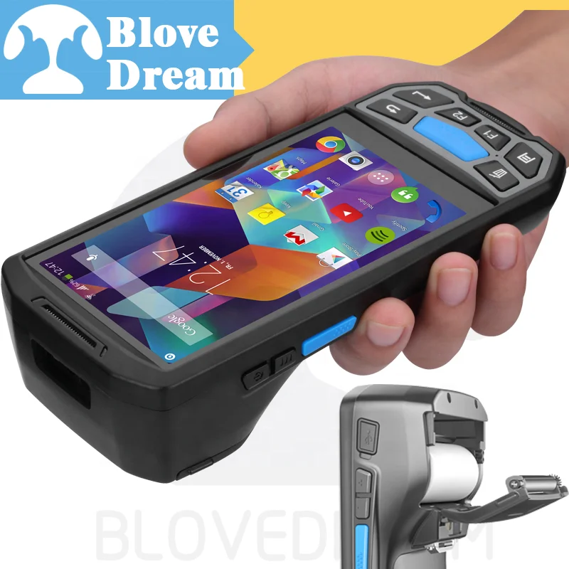 
Rugged IP66 U9100S PDA with fingerprint scanner printer 