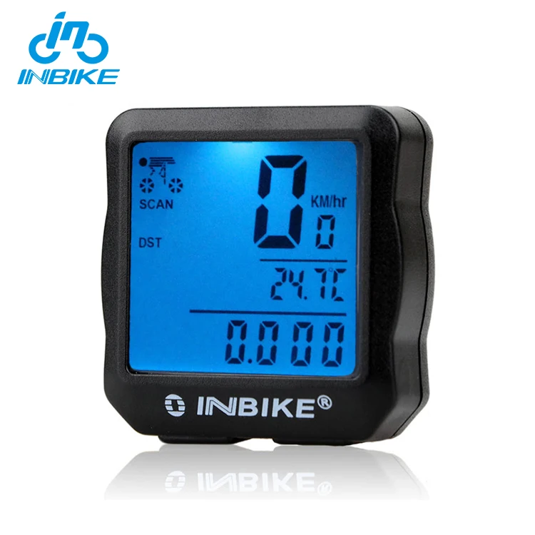 INBIKE Waterproof Battery Wired Bike Bicycle Computer Speedometer