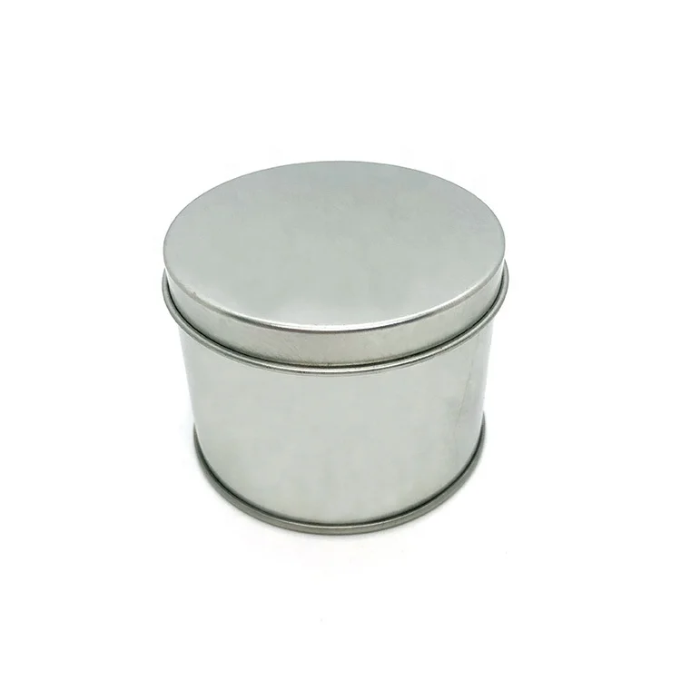 wholesale custom candy tea packaging box round tinplate storage small mini tin can