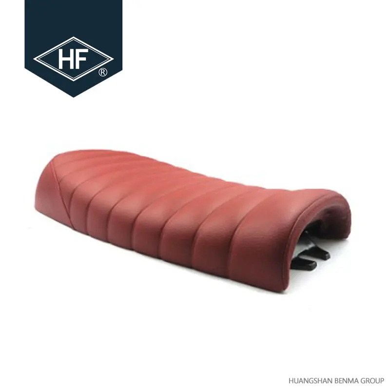 Custom RED CG Cafe Racer Motorcycle Seat