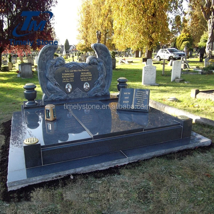 
Marble double tombstone funeral monument 