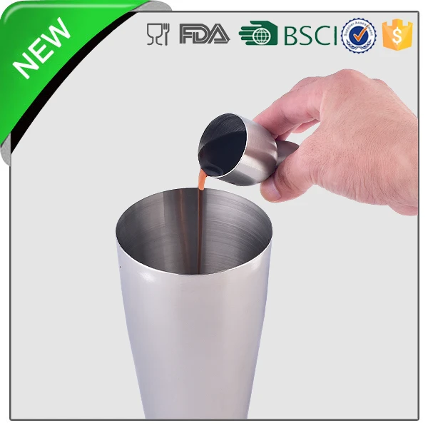 OUYADA Factory Direct 1oz 30ml Stainless Steel Balance Bell Peg Measuring Shot Cup Bar Cocktail Jigger