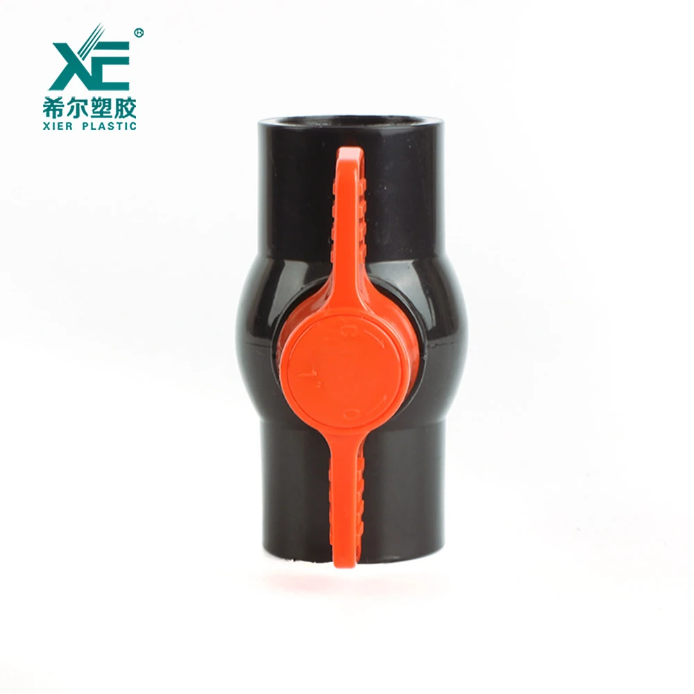 Best selling good price butterfly handle pvc compact ball valve