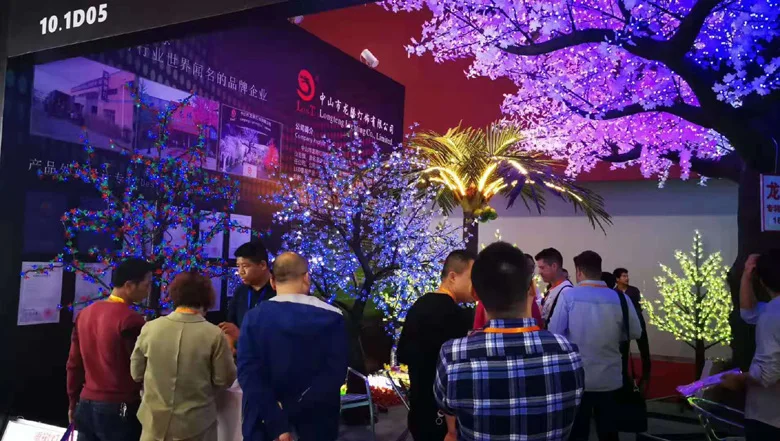 Outdoor christmas 3m white cherry blossom led tree lamp