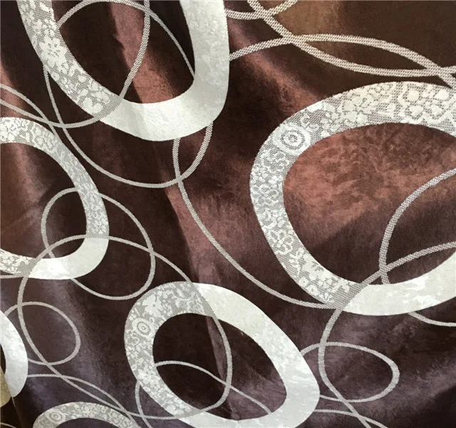 100% polyester fabric turkish  cationic jacquard curtain fabric made in China