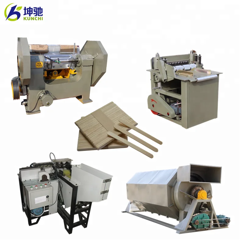 Top quality newest designed ice cream stick carved cutting machine / ice cream spoon making machines with factory price!