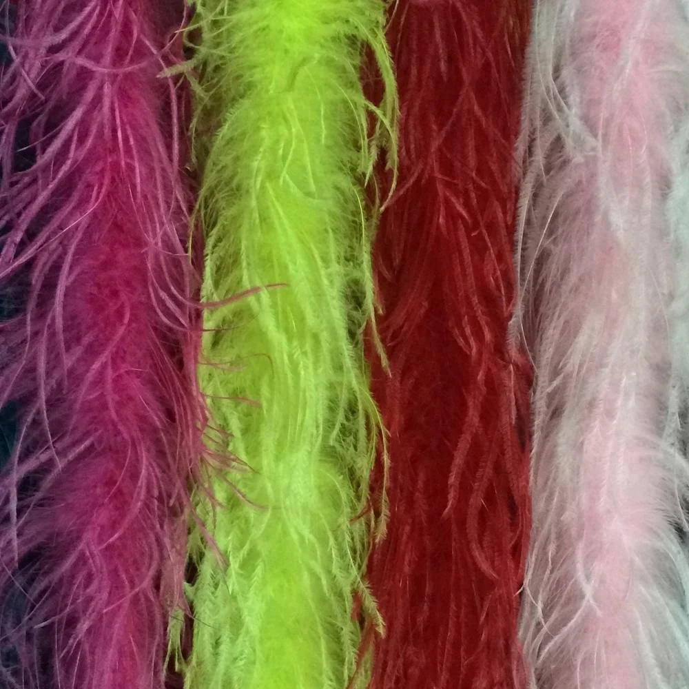 Natural Ostrich Boa feather scarf