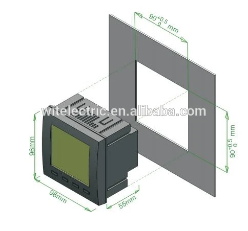 digital power meter, rts 485