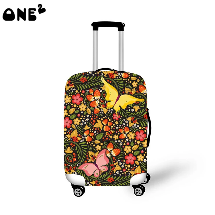 ONE2 design cute monkey pattern wholesale luggage cover for boys suitcase