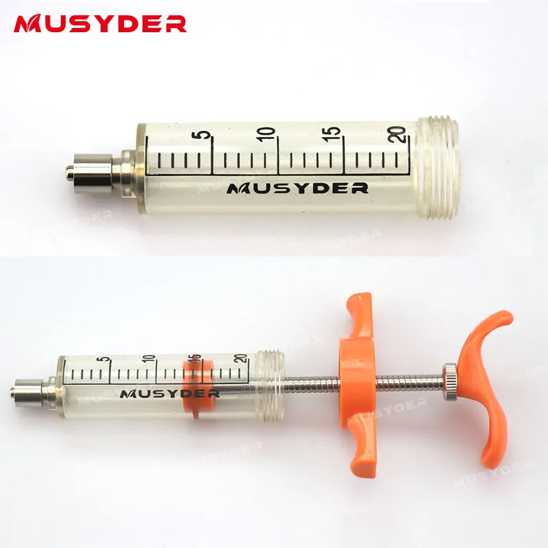 Veterinary Instrument TPX nylon syringe for commonly employed tool in the realm of animal healthcare