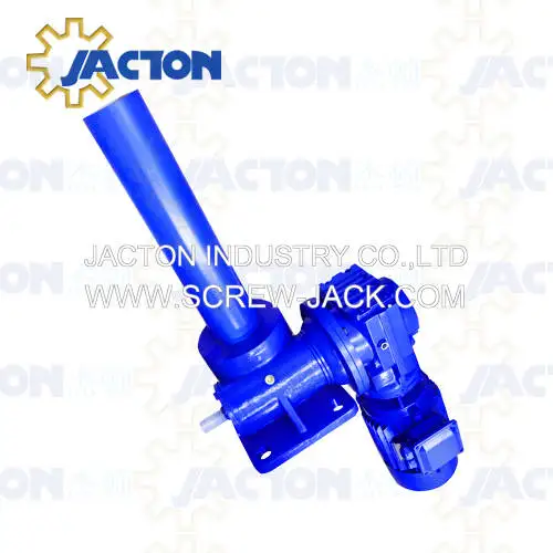 thailand client JTW-15T to JTW-35T electric motor motorized screw jack for raising system for raise lower the tower