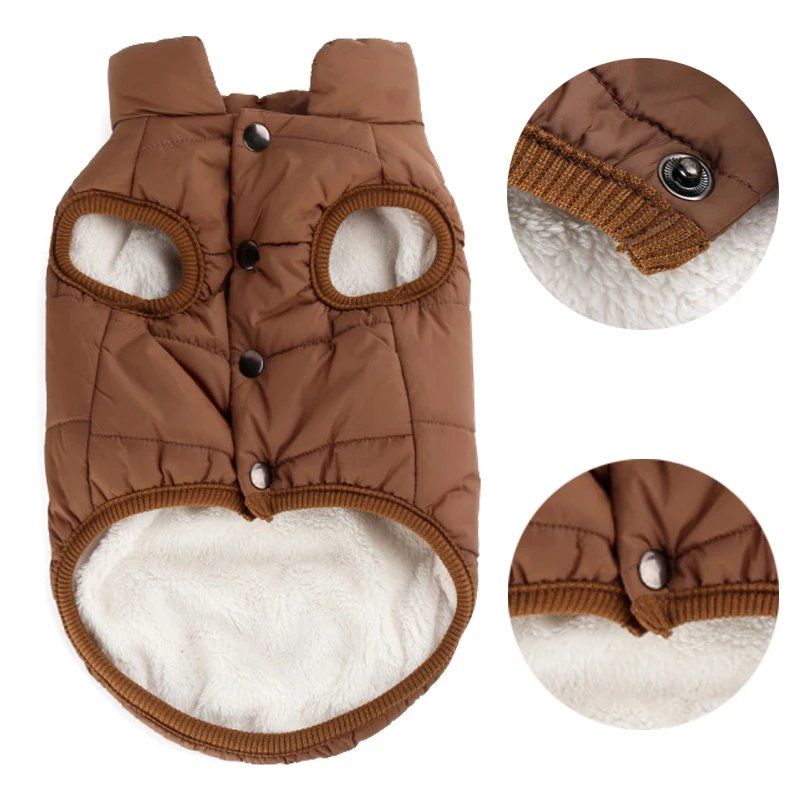 Dog & puppy clothes, Winter Warm Wholesale Pet Clothes Vest Jacket For Small Medium Large Dogs