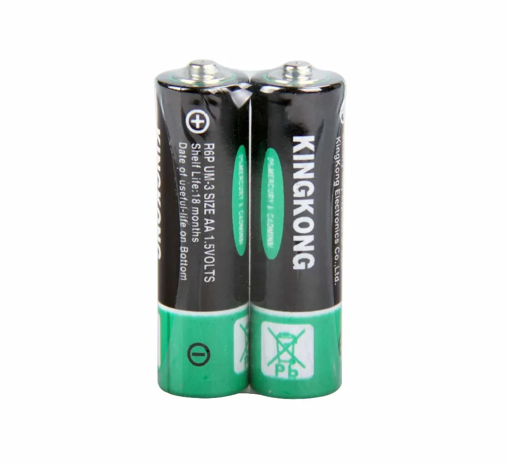 Kingkong Brand R6P 4S (AA UM-3)  1.5V volt Extra Heavy Duty carbon zinc battery