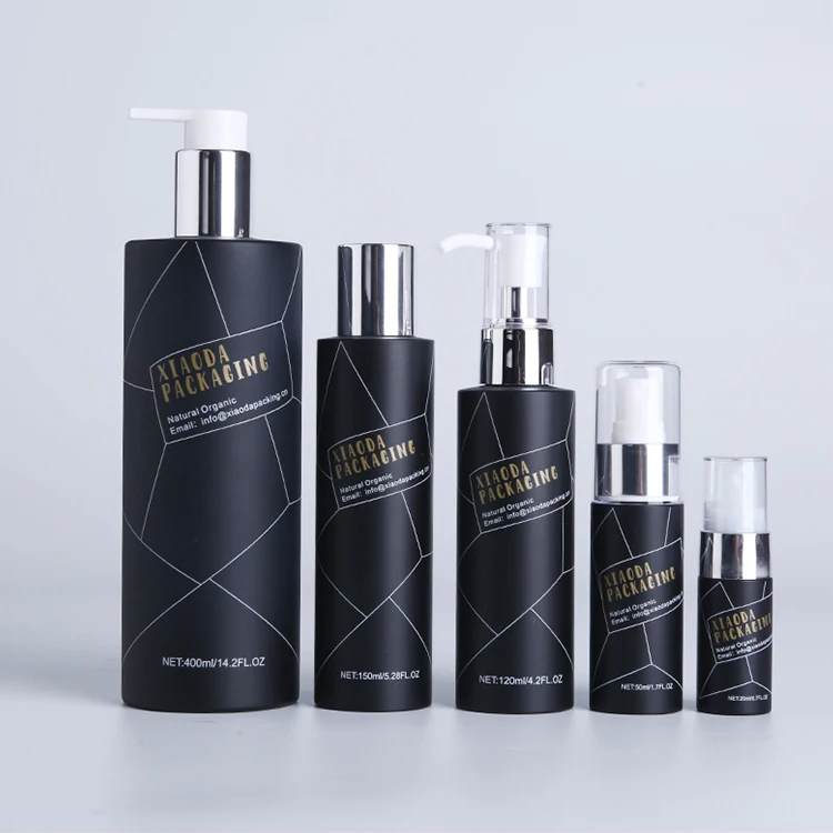 Wholesale cute cosmetic containers cheap plastic packaging 400ml shampoo bottle