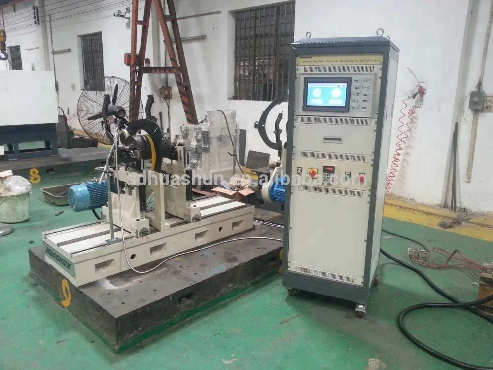 
2018 HUASHUN balancing machine for fan, blower, motor rotor, pump 