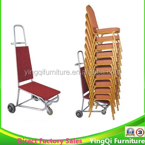 Stacking Hote Banquet Chair Church Chair Trolley Dolly