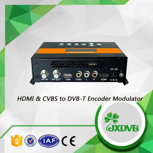 JX-8746 Дешевые Цифровые РФ Выход Full HD DVB-T Модулятор AV HDMI