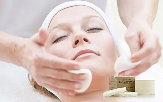 
100% Soft & Natural Pure White Color Compressed Cellulose Sponge For Facial Cleansing 