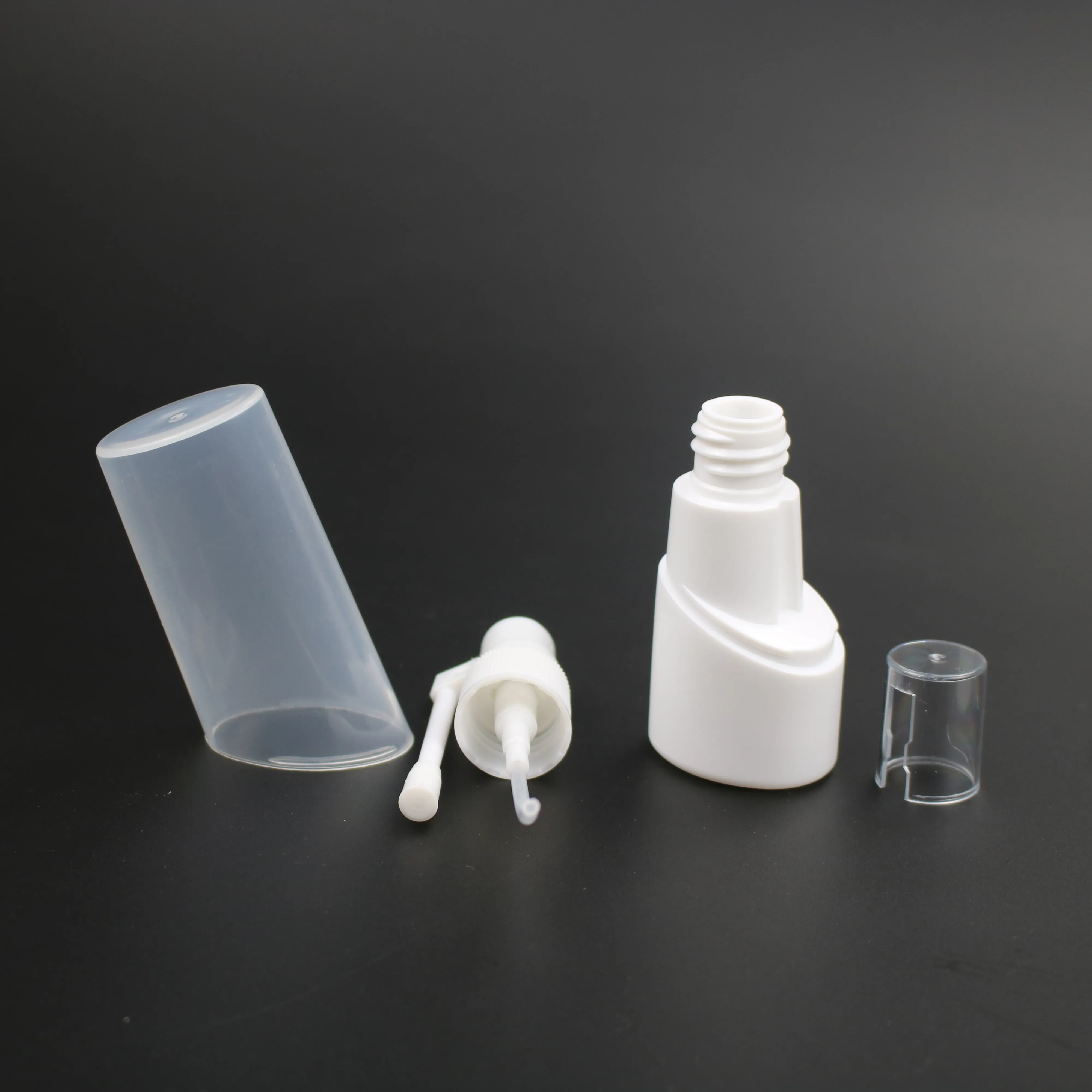 top quality HDPE 30ml plastic oral spray bottle with oral spray pump