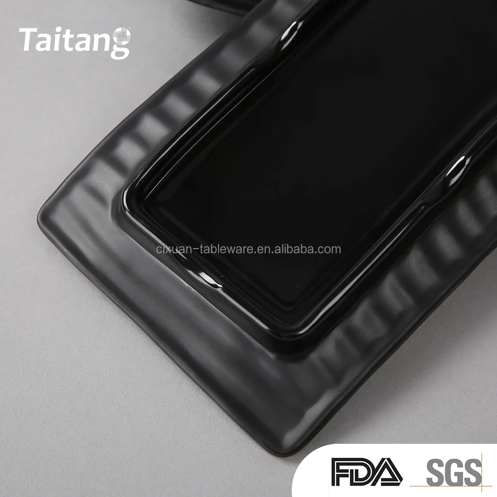 Melamine heated dinner plate for party buffet