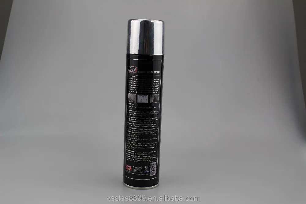 liquid chrome color car aerosol  paint chrome spray paint for metal and plastic
