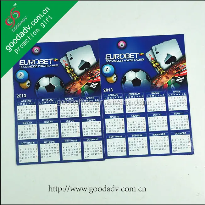 
Magnetic Refrigerator Calendar/Fridge Magnet calendars/Promotional magnetic calendar 
