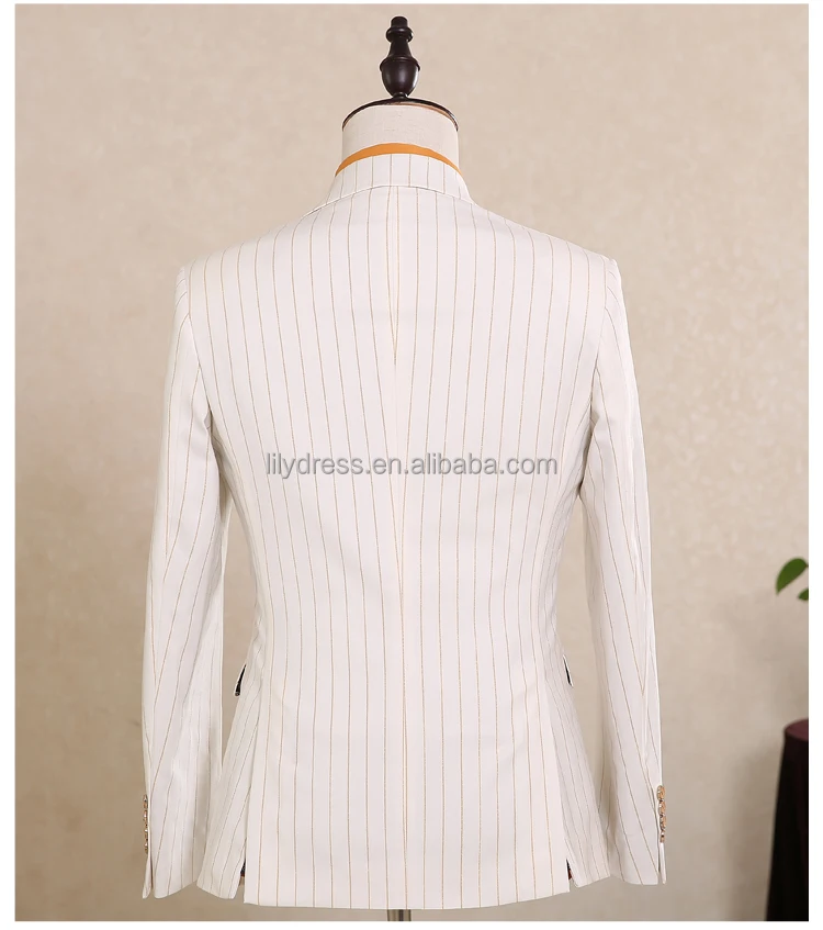 High Quality Customized Made Double Breast Slim Fit Wool Mans Suits Side Vent (Coat+Pants+Vest) NA13 Mens 3 Piece Suits