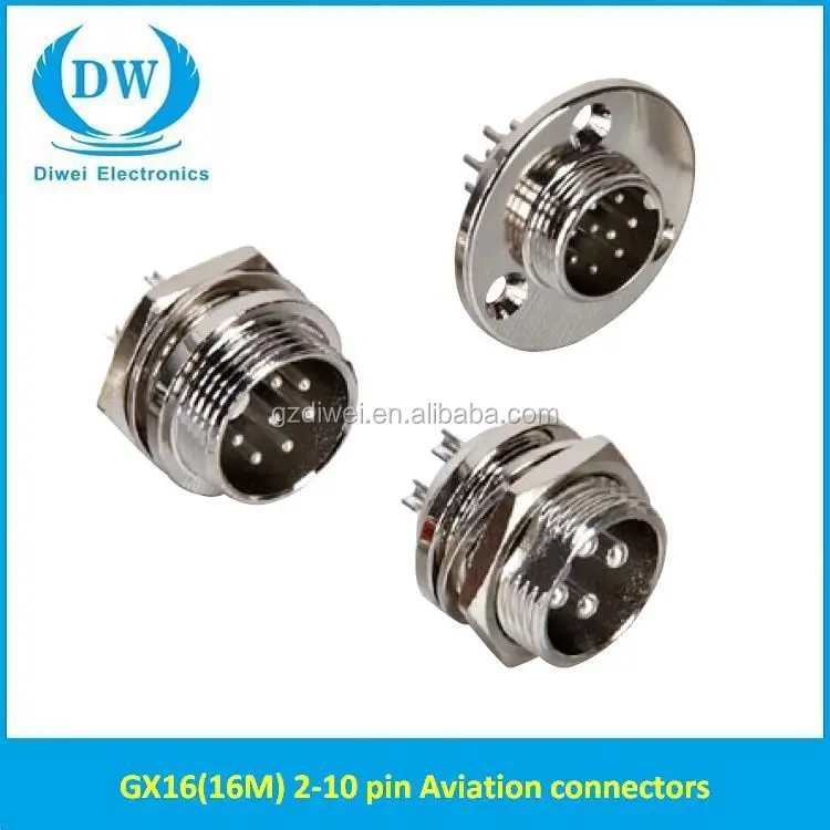 GX16 micro jack 5pin водонепроницаемый разъем кабеля питания с сертификации UL ROHS