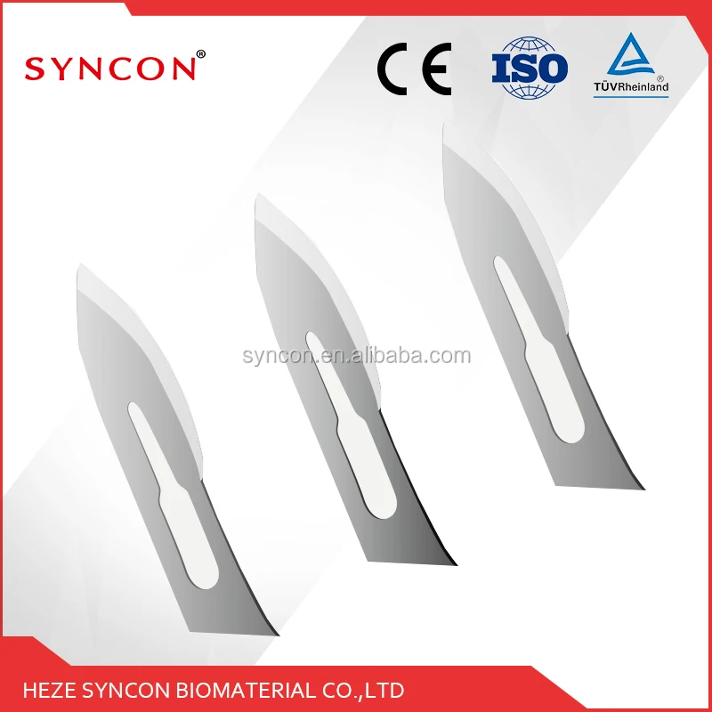 
Disposable stainless steel surgical blade 