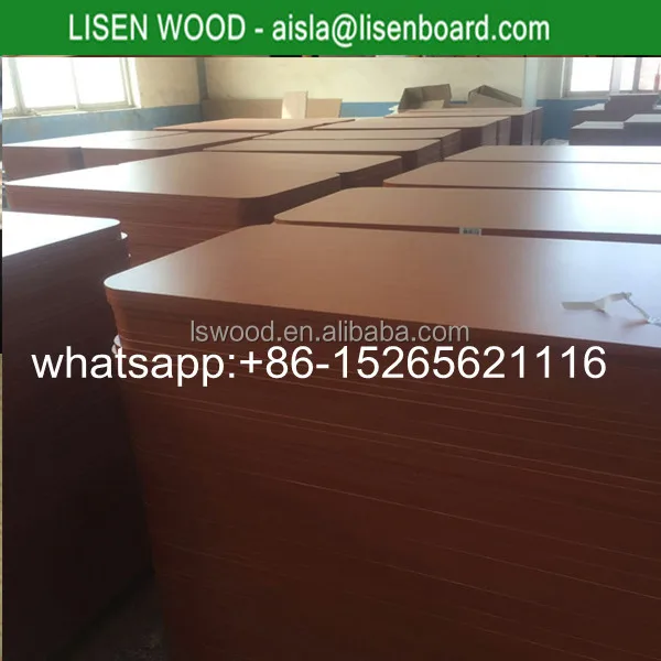 
melamine faced MDF based board table tops / pvc countertop mdf / 18mm cheap kitchen table tops 