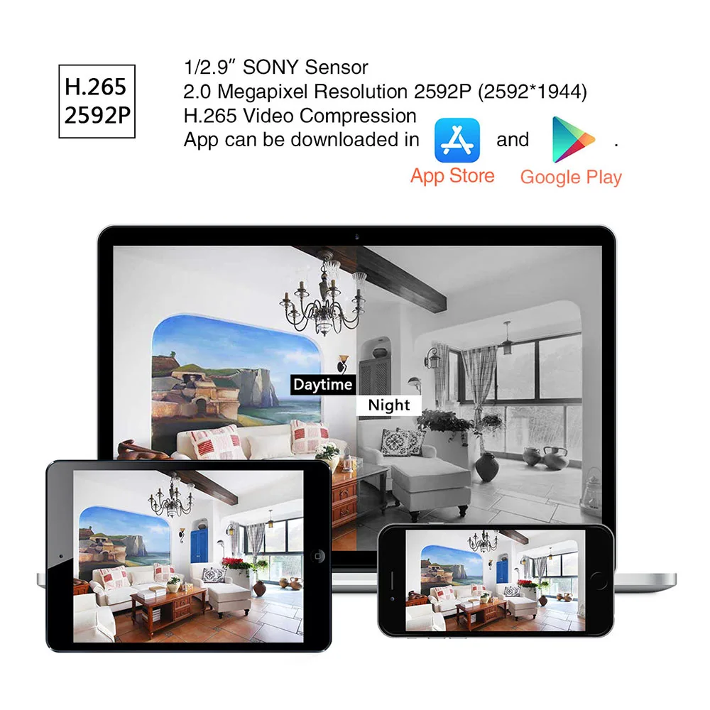 JideTech Mini 5MP POE 4X Zoom PTZ камера видеонаблюдения Водонепроницаемая IP66 купольная IP-камера безопасности