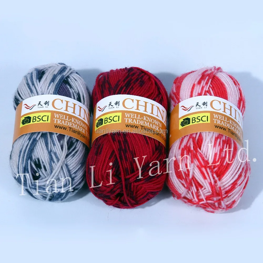 Cotton jersey Hand Knitting Yarn sock yarn