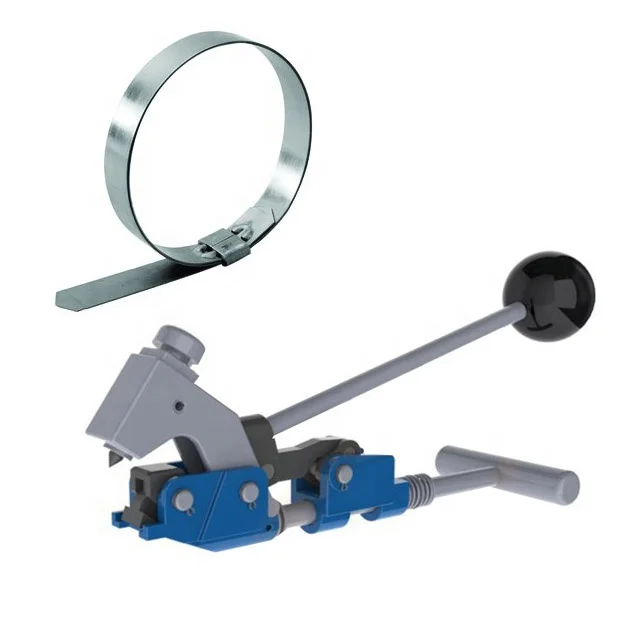 hand operated metal banding tool for bundle cable