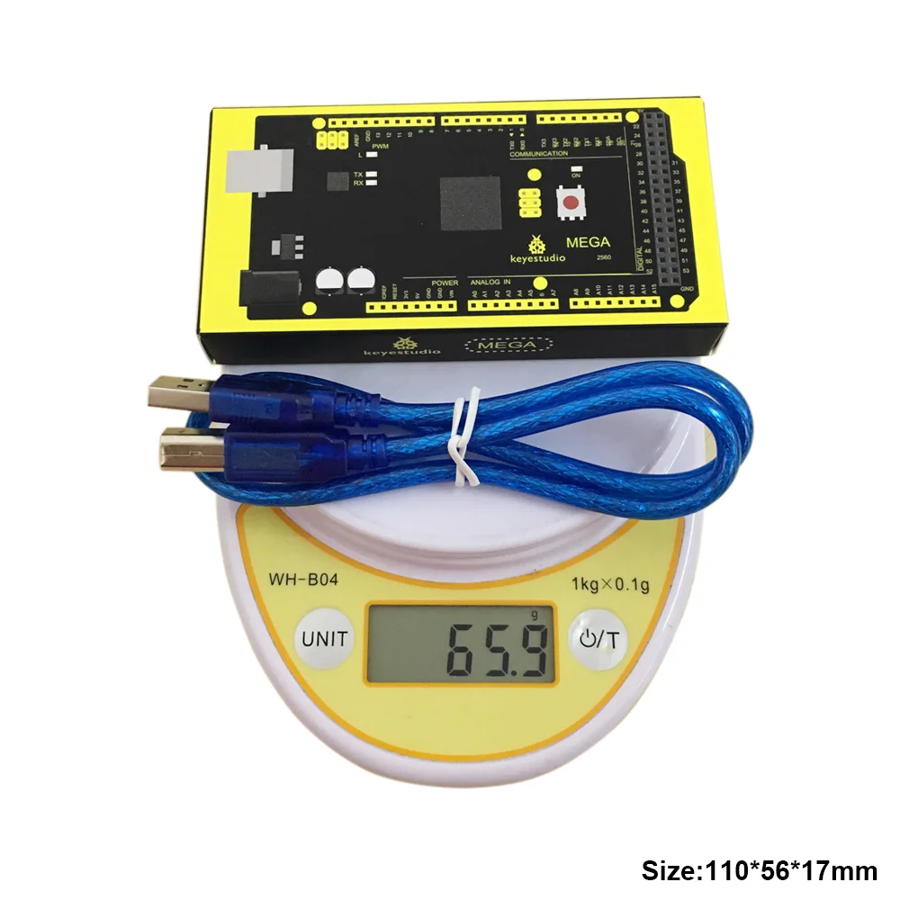 Keyestudio Mega 2560 R3 Совместимость развитию с Arduinos включены usb-кабель