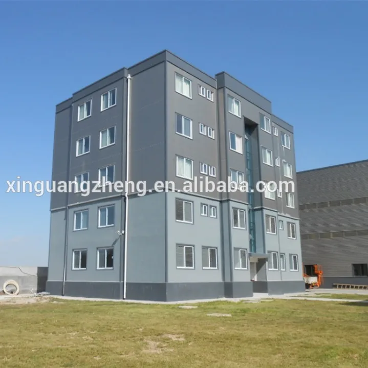 
Высококачественная стальная конструкция с пятью этажами для офиса и общежития 