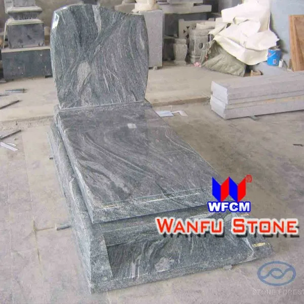 Hot Sale High Quality Gray Granite Tombstone