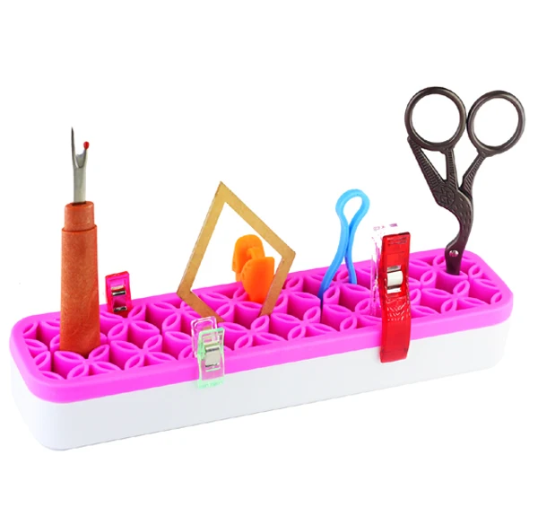 Hot sales OH Sew Organized Stash n Store sewing  notions storage stand holder  Silicone Makeup Brush Holder Cosmetic Organizer