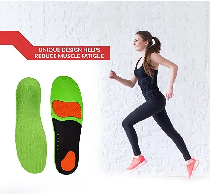 Full length Sports Running Insole for flat feet Insoles Arch Support Orthopedic Plantar fasciitis