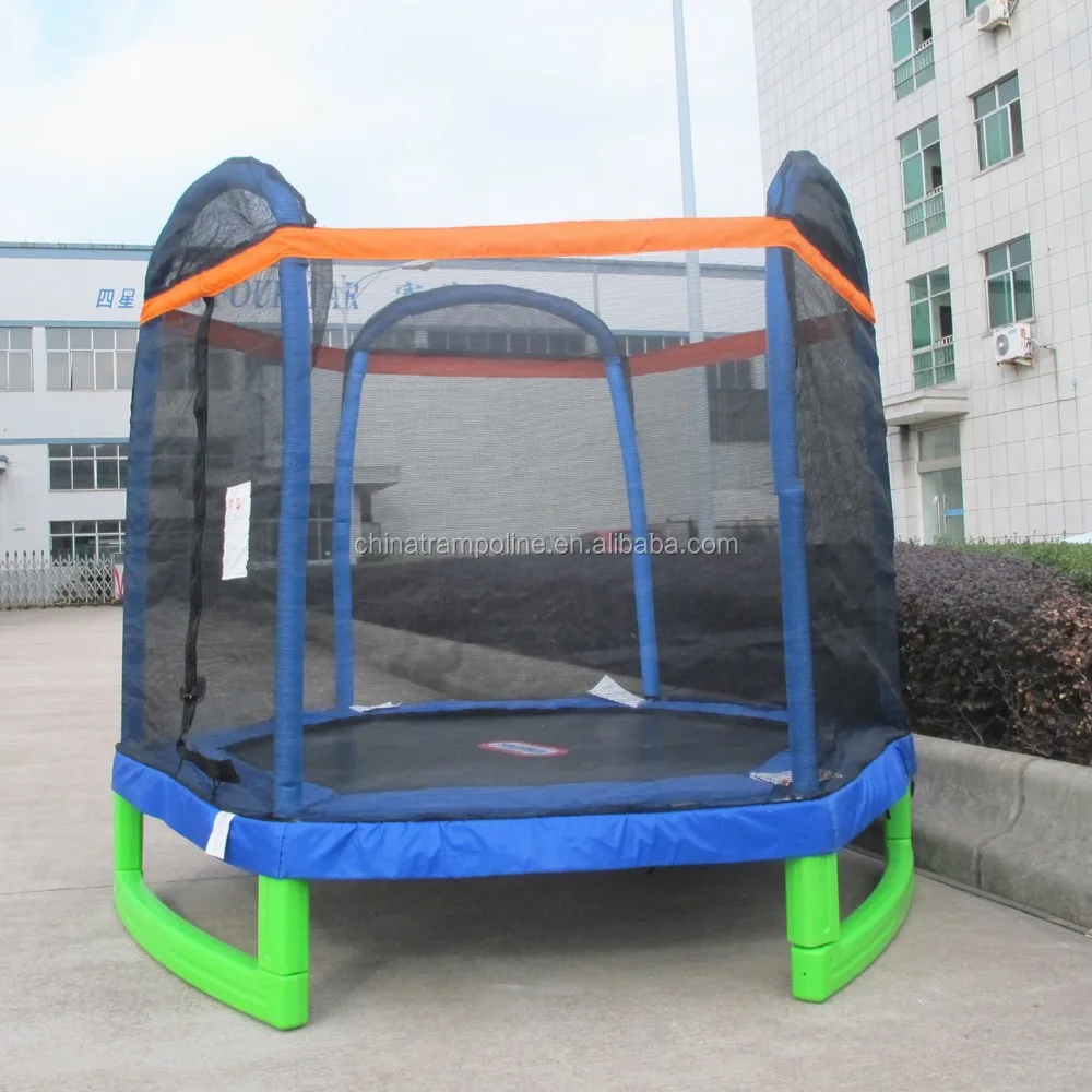 7FT trampoline with safety enclosure