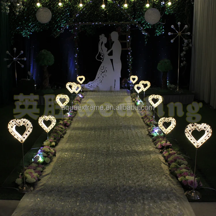 Decorated Floor light for Wedding or event stage